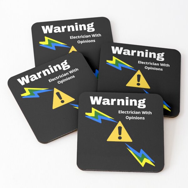 Item preview, Warning: Electrician With Opinions designed and sold by BoogzisArtwork.