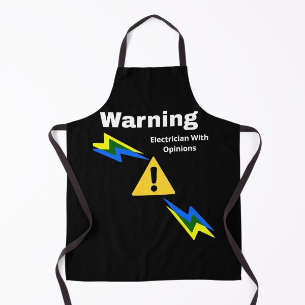 Item preview, Warning: Electrician With Opinions designed and sold by BoogzisArtwork.