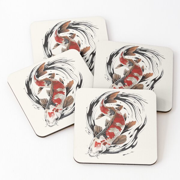 Item preview, Modern Irezumi Koi designed and sold by The Gilded Canvas.