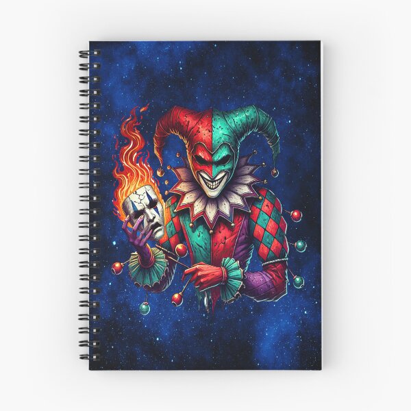 Item preview, Evil Court Jester – Flamebound Harlequin Fantasy Art designed and sold by MysticOzzy.