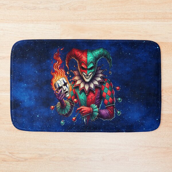 Item preview, Evil Court Jester – Flamebound Harlequin Fantasy Art designed and sold by MysticOzzy.