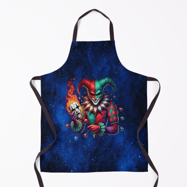 Item preview, Evil Court Jester – Flamebound Harlequin Fantasy Art designed and sold by MysticOzzy.