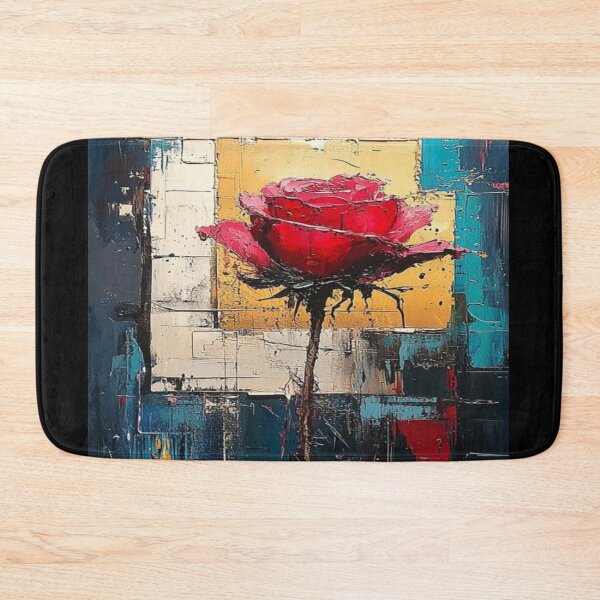 Item preview, Vibrant canvas red abstract blossom rose  designed and sold by NivyasArtistry.
