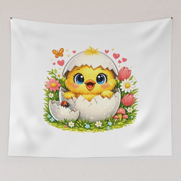 Item preview, Freshly hatched into the Easter miracle – Cute chick T-shirt design designed and sold by CoolContent Factory.
