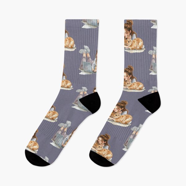 Item preview, Working from home with Hoppel, brown rabbits designed and sold by LiskoDesign.