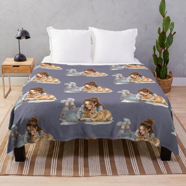 Item preview, Working from home with Hoppel, brown rabbits designed and sold by LiskoDesign.