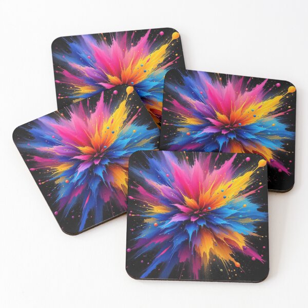 Item preview, Electric Abstract Bloom Color Explosion Modern Art On designed and sold by DesigntshirtWB.