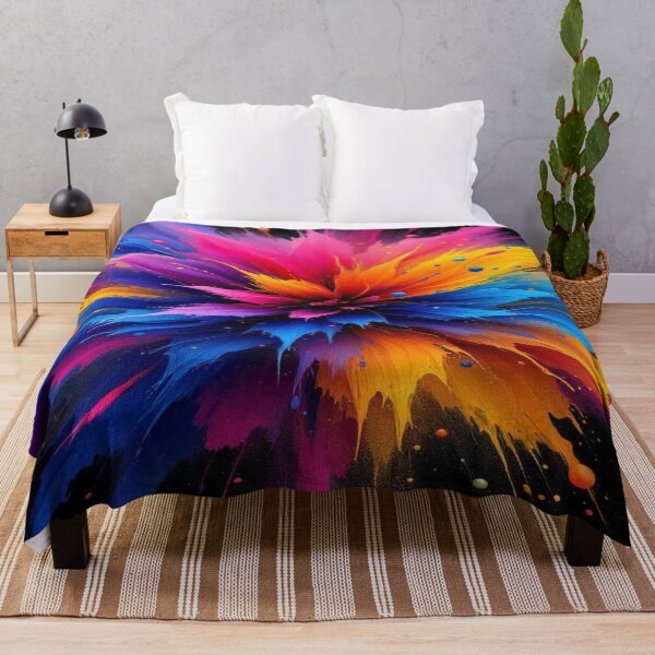 Item preview, Electric Abstract Bloom Color Explosion Modern Art On designed and sold by DesigntshirtWB.