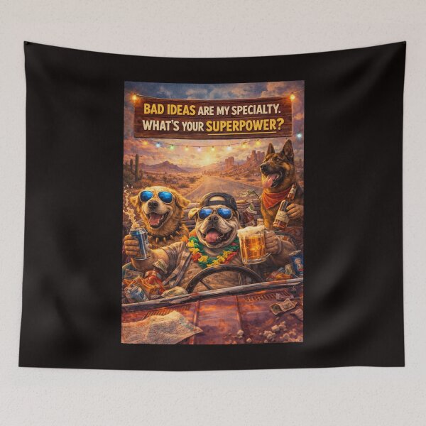 Item preview, Bad ideas are my specialty. What’s your superpower? designed and sold by Pirate-Coast.