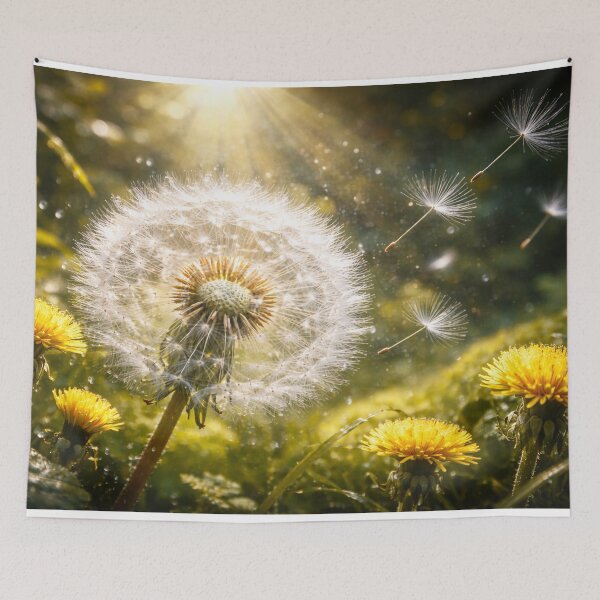 Item preview, Golden Meadow Dandelion Drift designed and sold by SpicyWind.
