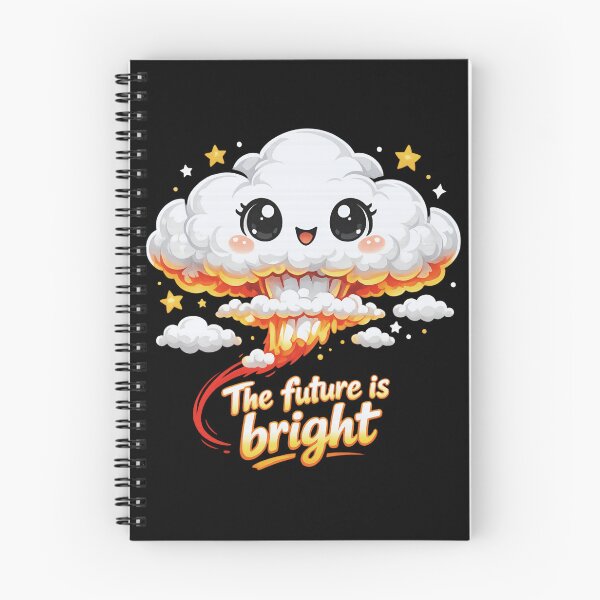 Item preview, Cute Nuclear Explosion Cloud – The Future Is Bright Funny Dark Humor designed and sold by SidTastic .
