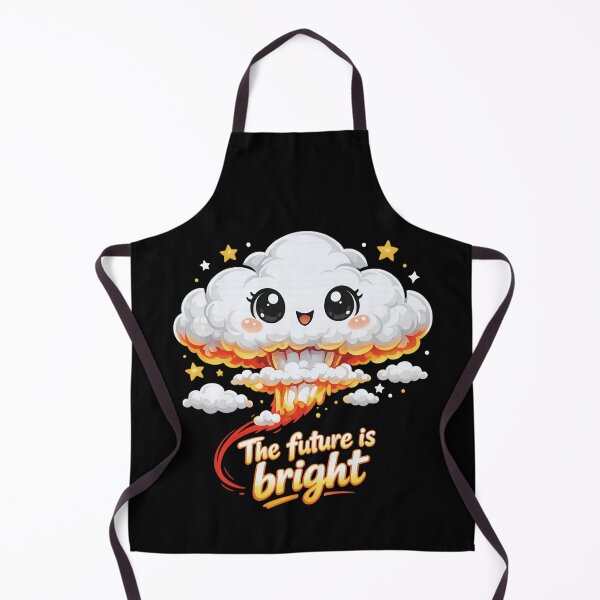 Item preview, Cute Nuclear Explosion Cloud – The Future Is Bright Funny Dark Humor designed and sold by SidTastic .