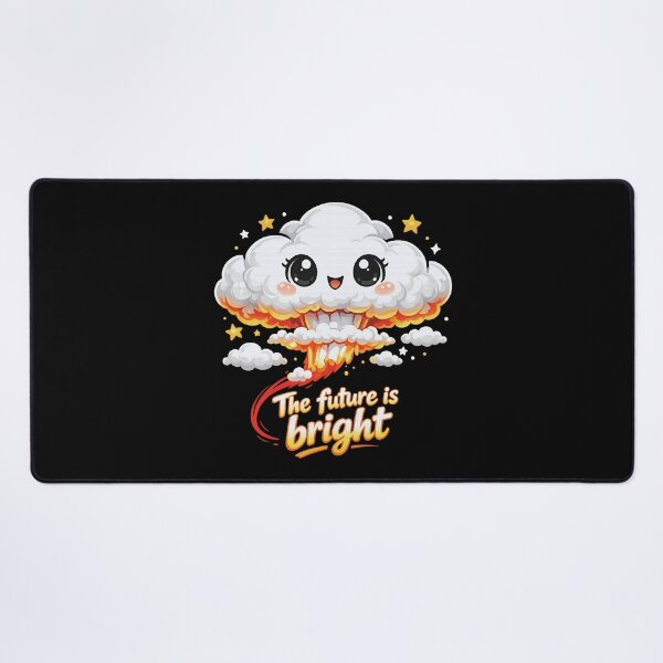 Item preview, Cute Nuclear Explosion Cloud – The Future Is Bright Funny Dark Humor designed and sold by SidTastic .