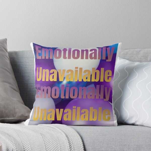 Item preview, Emotionally Unavailable – Minimal Quote designed and sold by Per i vostri amici a quattro zampe, e non solo .