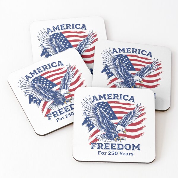 Item preview, America Freedom For 250 Years – Patriotic Eagle USA 1776–2026 Anniversary Vintage Design designed and sold by Polarisofficial.