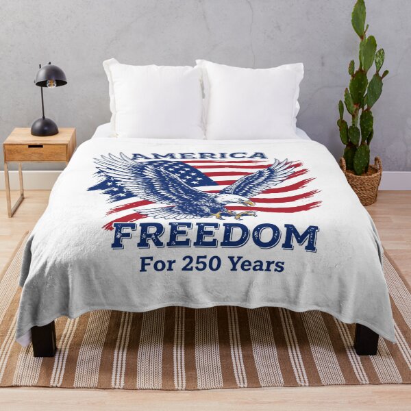 Item preview, America Freedom For 250 Years – Patriotic Eagle USA 1776–2026 Anniversary Vintage Design designed and sold by Polarisofficial.