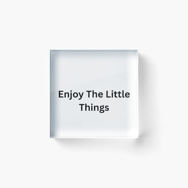 Item preview, Enjoy The Little Things designed and sold by Happy Vibes Studio.