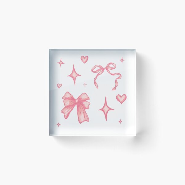 Item preview, pink bows hearts stars designed and sold by delicate-pov.