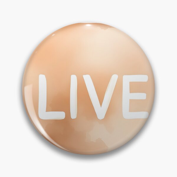 Item preview, LIVE – Minimalist Watercolor Button designed and sold by miletes17Studio.