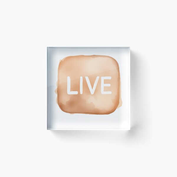 Item preview, LIVE – Minimalist Watercolor Button designed and sold by miletes17Studio.