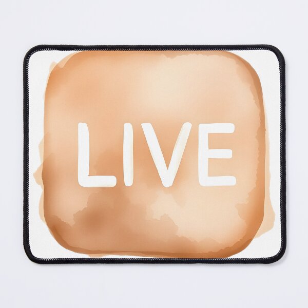 Item preview, LIVE – Minimalist Watercolor Button designed and sold by miletes17Studio.