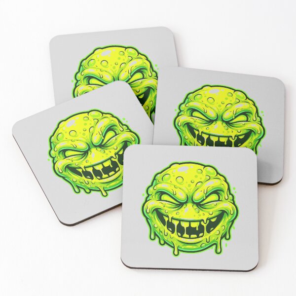 Item preview, Green Toxic Slime Monster Grin designed and sold by KeremYurtseven.