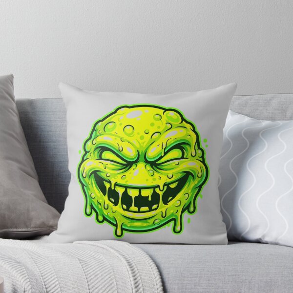 Item preview, Green Toxic Slime Monster Grin designed and sold by KeremYurtseven.