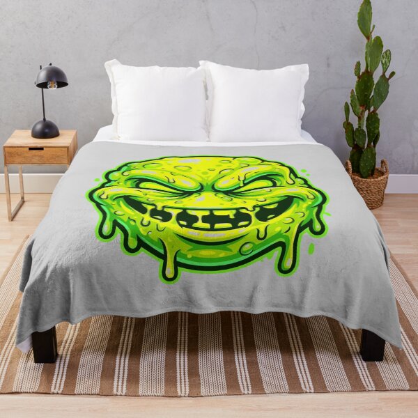 Item preview, Green Toxic Slime Monster Grin designed and sold by KeremYurtseven.