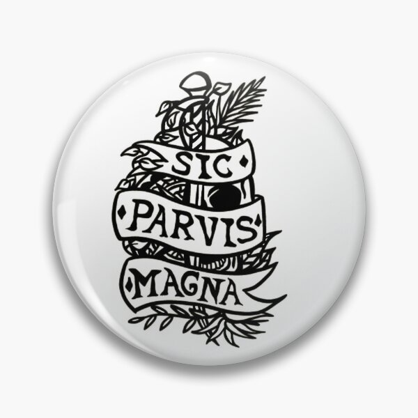 Item preview, Uncharted Sic Parvis Magna Text designed and sold by Jeffersonrito.