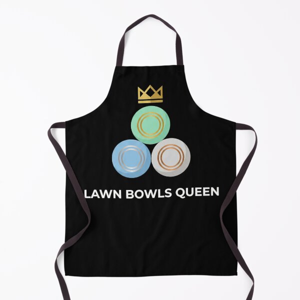 Item preview, Vintage Lawn Bowls Queen - Elegant Emerald Bowl & Gold Crown designed and sold by NewRedLady.