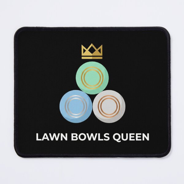 Item preview, Vintage Lawn Bowls Queen - Elegant Emerald Bowl & Gold Crown designed and sold by NewRedLady.