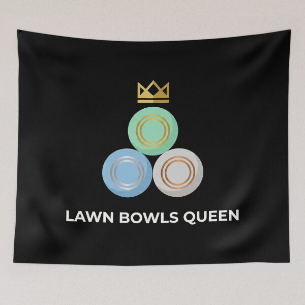 Item preview, Vintage Lawn Bowls Queen - Elegant Emerald Bowl & Gold Crown designed and sold by NewRedLady.