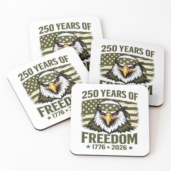 Item preview, 250 Years of Freedom 1776–2026 – Patriotic Eagle Military Style USA Anniversary Design designed and sold by Polarisofficial.