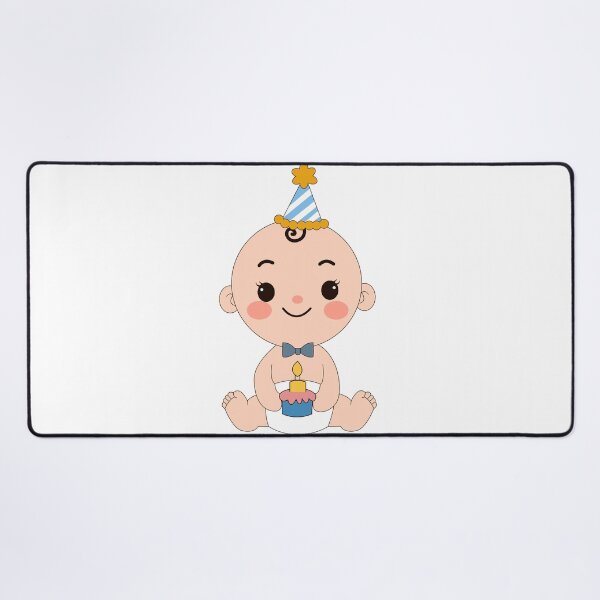 Item preview, Cute Baby Birthday Illustration designed and sold by DesignbyAnnaM.