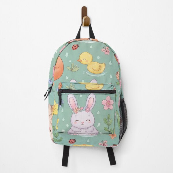 Item preview, Whimsical Spring Woodland Animals Pattern. designed and sold by AnimalAirtistry.