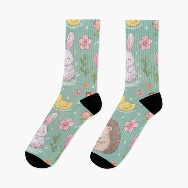 Item preview, Whimsical Spring Woodland Animals  Pattern. designed and sold by AnimalAirtistry.
