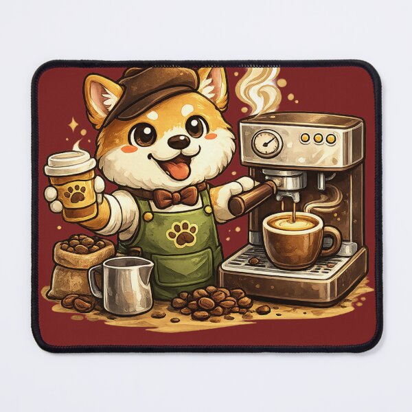 Item preview, Barista Dog designed and sold by mrbuymeacoffee.