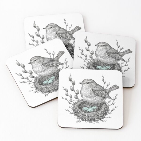 Item preview, Avis Paschalis - Vintage Spring Nest & Bird Specimen designed and sold by LaurannaDesign.