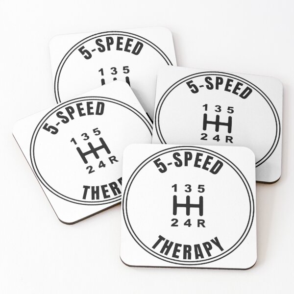 Item preview, 5-Speed Therapy Sticker – Manual Transmission Car Decal designed and sold by gwandi.