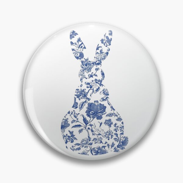 Item preview, Delft Blue Easter Bunny designed and sold by sahbender.