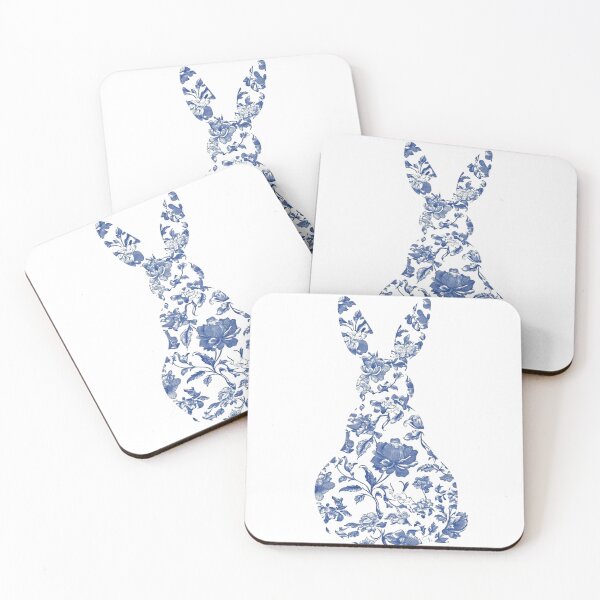 Item preview, Delft Blue Easter Bunny designed and sold by sahbender.