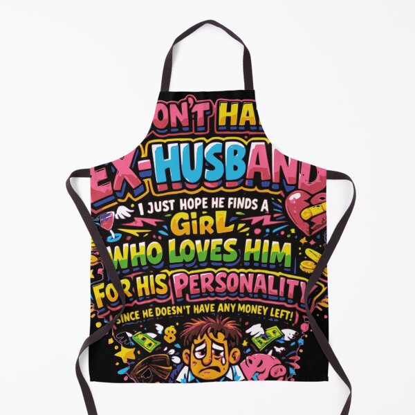 Item preview, Camiseta de broma de exmarido salvaje: «No odio a mi exmarido». Gráfico humorístico sobre divorcios | Diseño con frase de ruptura atrevida y colorida para mujeres. designed and sold by PixieArtStudio.