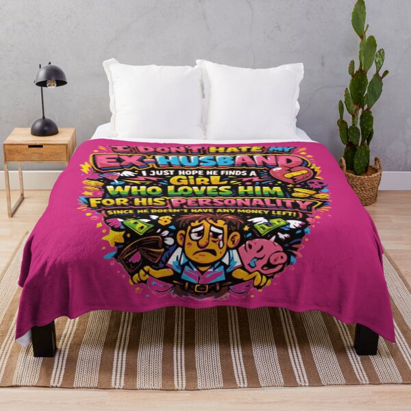 Item preview, Savage Ex Husband Joke T-Shirt – “I Don’t Hate My Ex-Husband” Funny Divorce Humor Graphic | Bold Colorful Breakup Quote Design For Women designed and sold by PixieArtStudio.