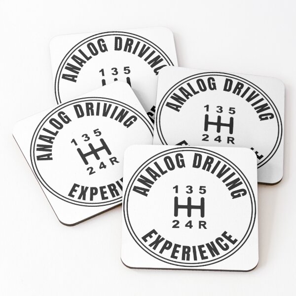 Item preview, Analog Driving Experience Sticker – Manual Transmission Decal designed and sold by gwandi.