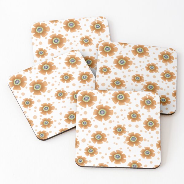 Item preview, Retro Garden Blossom and Dot Scatter designed and sold by phatlizzardart.