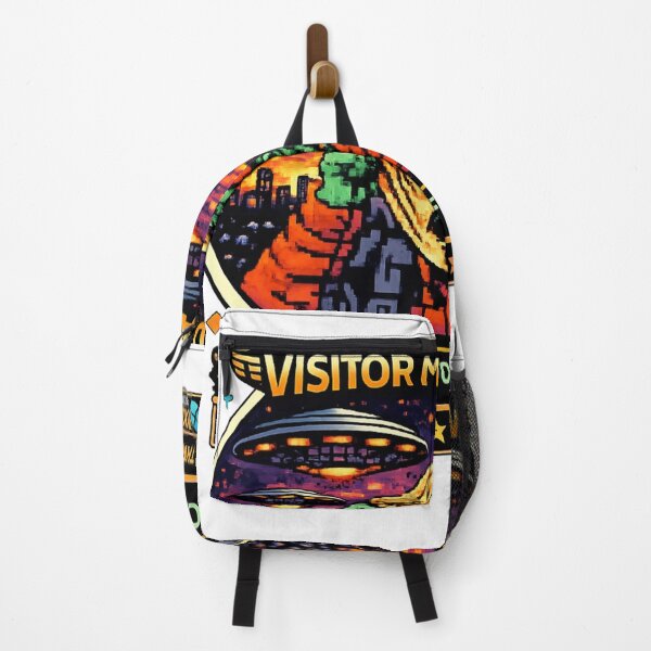 Item preview, The Visitors - Pixel Invasions Badge designed and sold by Xeiboo.