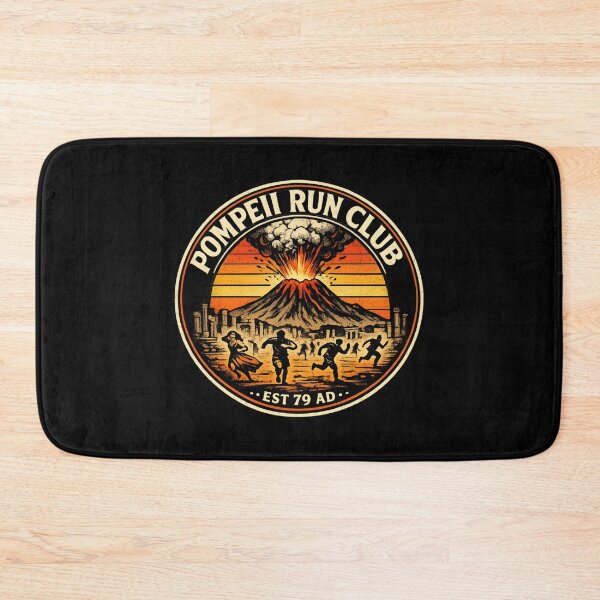 Item preview, Pompeii Run Club – Vintage Dark Humor Volcano Parody  designed and sold by SidTastic .