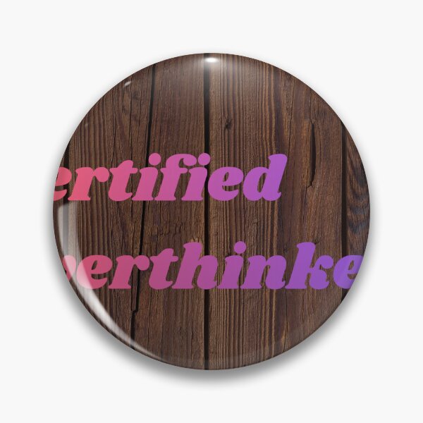 Item preview, Certified Overthinker – Funny Aesthetic Shirt designed and sold by Per i vostri amici a quattro zampe, e non solo .