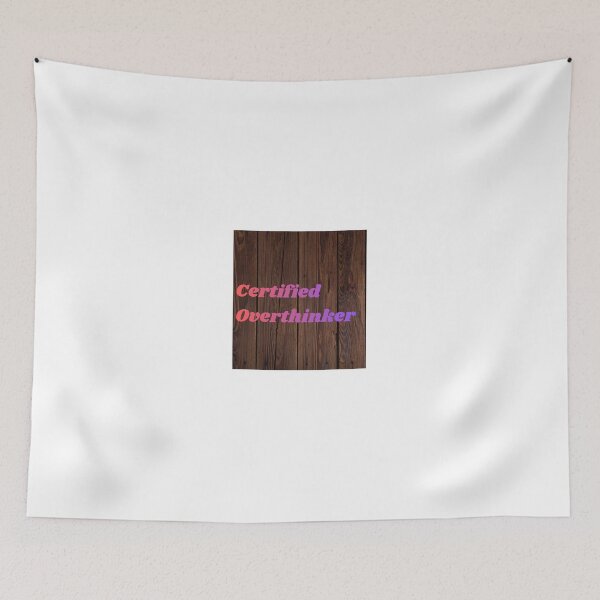 Item preview, Certified Overthinker – Funny Aesthetic Shirt designed and sold by Per i vostri amici a quattro zampe, e non solo .