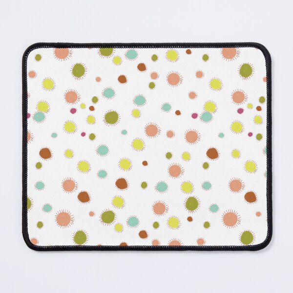 Item preview, Mid-Century Mod Embroidered Dots designed and sold by phatlizzardart.